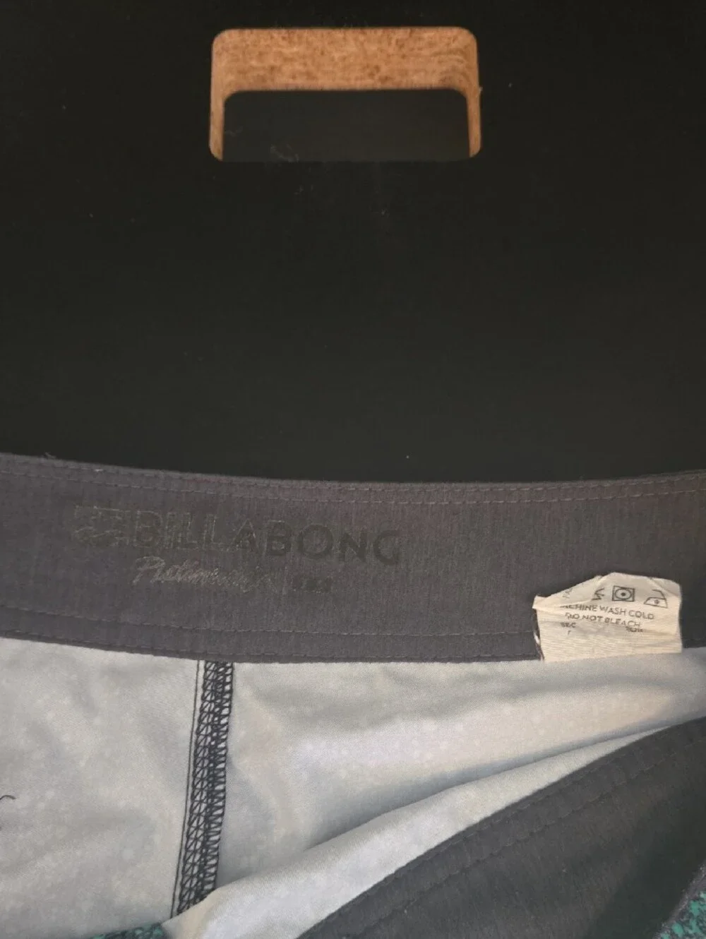 Billabong Teal to Yellow Ombre Board Shorts